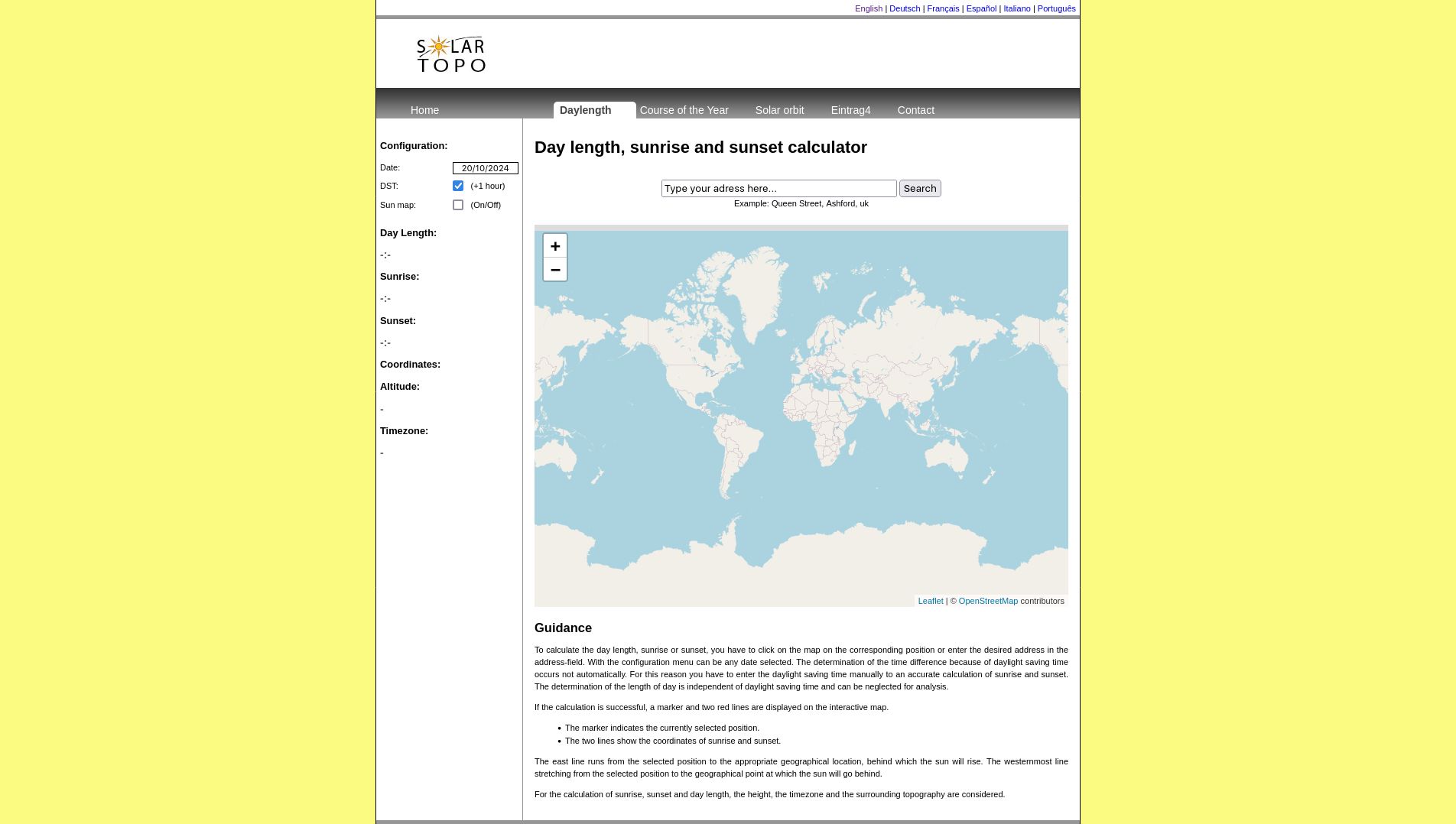 Solartopo Free sunrise, sunset, and solar orbit analysis AlternativeTo