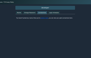 Profile tab: Connections