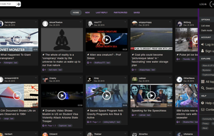 Enable 'Dark Mode' in the 'Menu Options.'