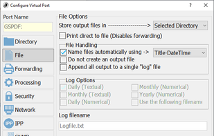 Virtual Port Monitor screenshot 1