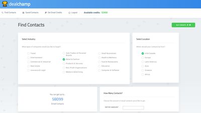 A simple dashboard where you can collect your leads whenever you want.