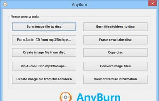 AnyBurn screenshot 1