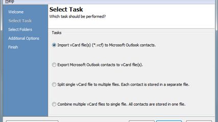 vCard Import-Export for Outlook screenshot 1
