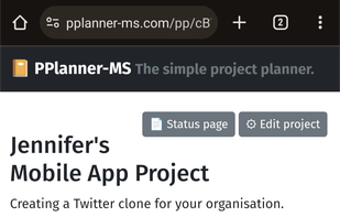 PPlanner-MS  screenshot 1