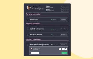 Review, approve or deny submitted files with a click.
