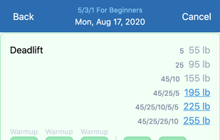 Liftosaur screenshot 1