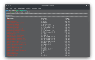 roll back something you did easily. select a recent rollbacks to initiate.