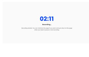 Gemoo Screen Recorder Recording Page