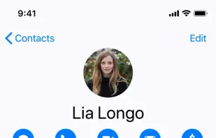 Contacts screenshot 1