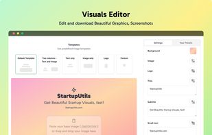 Visuals Editor