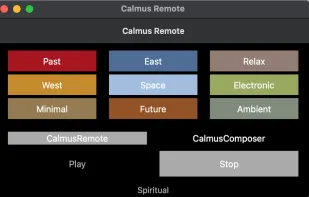 Calmus Remote screenshot 1