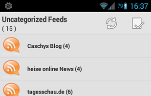 TTRSS-Reader screenshot 1