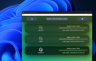 Bluetooth Battery Monitor App screenshot 1