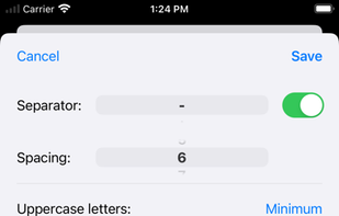 PSWD: Password Generator screenshot 1