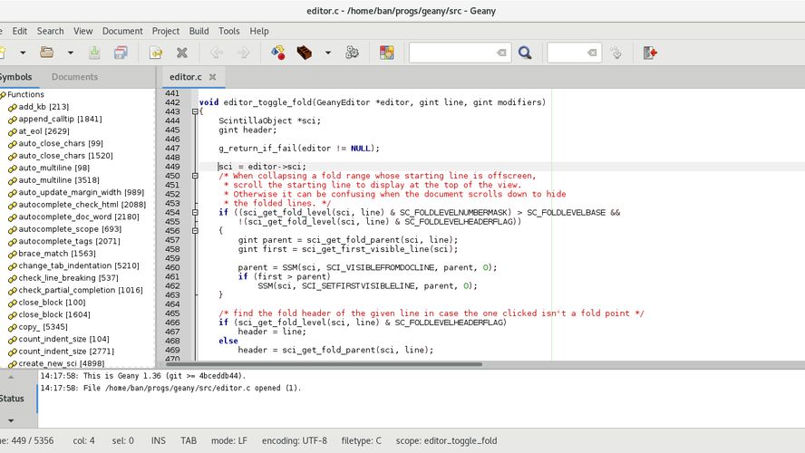 Geany: Powerful, stable and lightweight programmer's text editor that ...