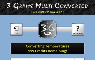 3 Grams Multi Converter screenshot 3