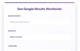 Google location changer tool interface