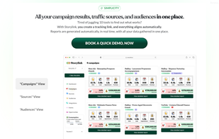 All your campaign results, traffic sources, and audiences in one place.