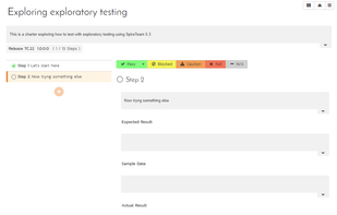 SpiraTest - Exploratory Testing