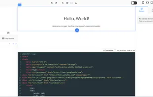 Rigel - Open Source Website Builder.