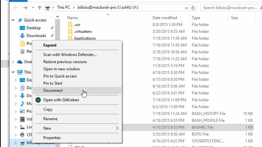 Windows File System Proxy
