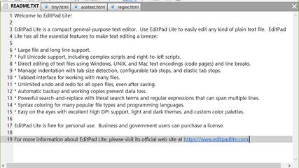 EditPad Lite screenshot 1