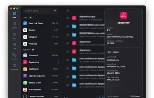 Pearcleaner screenshot 1