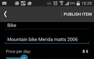 Add your own stuff for rent