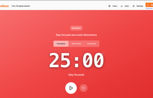 PomoNest screenshot 1