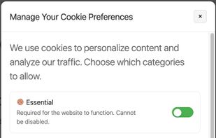 Cookie Consent Lite screenshot 1