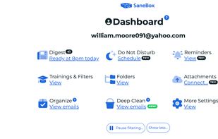 SaneBox screenshot 1