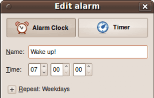Alarm Clock (applet) screenshot 1