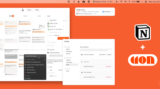 Cron Calendar introduces Event Attachments and Notion Pages Integration image