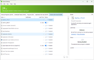 Quick Startup screenshot 1