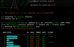 successful WPS attacks (after 17 hours)