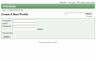 Phorum screenshot 3