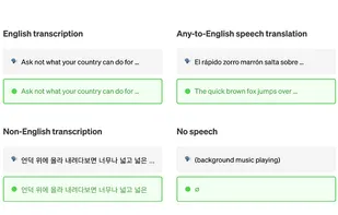 Transcribing in different languages