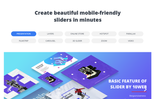Slider by 10Web screenshot 1