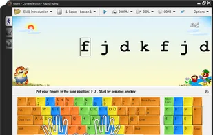 Pic 1. Typing test for novices