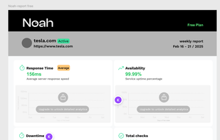 Report for Free Accounts