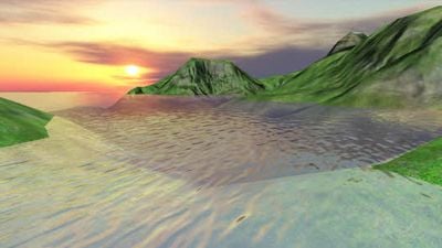 A demonstration of a LANDSCAPE created by Cyberix3D Editor