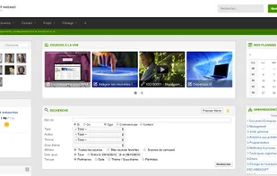 An example of the platform