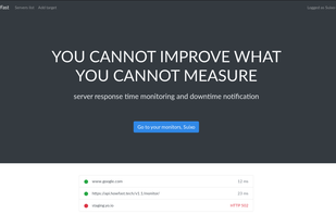 HowFast Monitoring screenshot 1