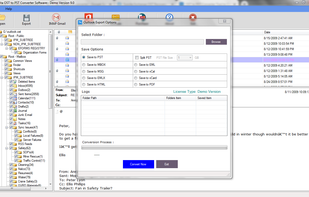 Sysvita OST To PST Converter software allow multiple saving option with split large OST file into small PST files