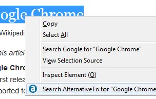 AlternativeTo Search screenshot 1