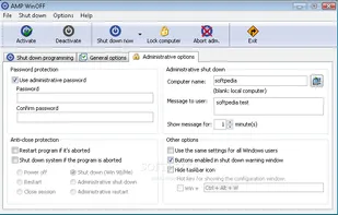 AMP WinOFF screenshot 2