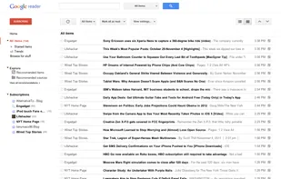 Google Reader screenshot 2
