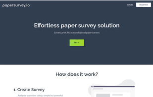 PaperSurvey.io screenshot 2