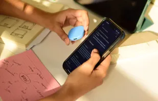 Buddi on mobile app and physical device