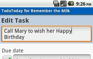 TodoToday screenshot 2